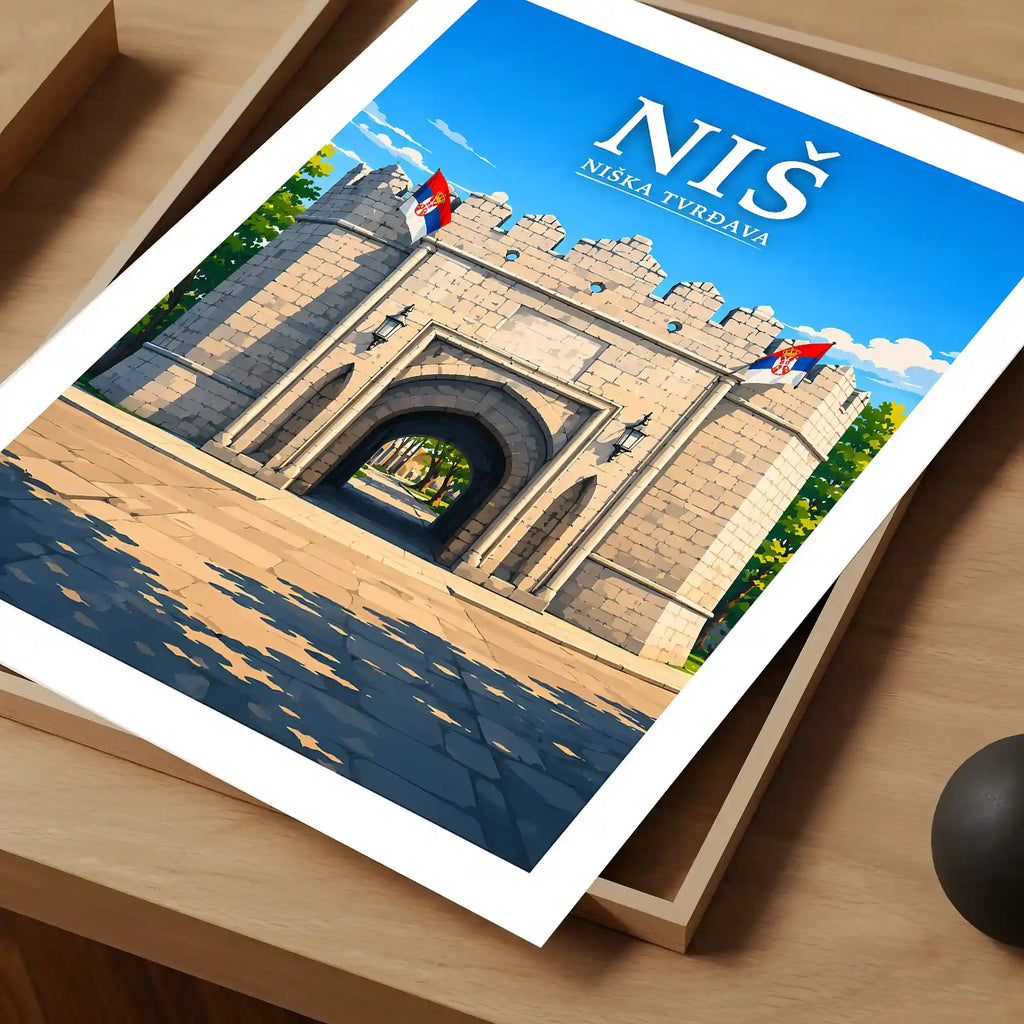 Poster - Niš- Niška tvrđava - poster znamenitost Srbija