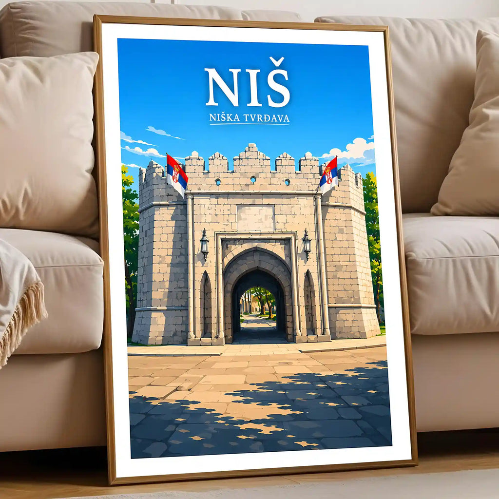 Poster - Niš- Niška tvrđava - poster znamenitost Srbija