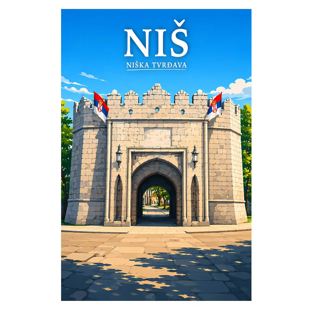Poster - Niš- Niška tvrđava - poster znamenitost Srbija