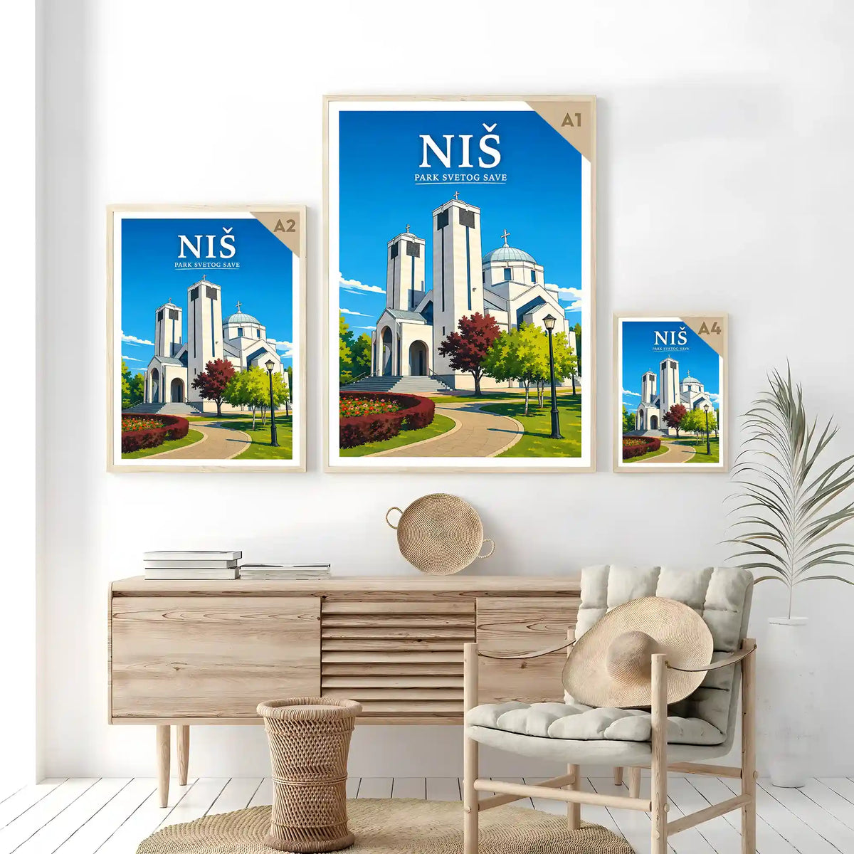 Poster - Niš- Park Svetog Save