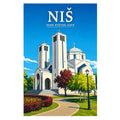 Poster - Niš- Park Svetog Save - poster znamenitost Srbija