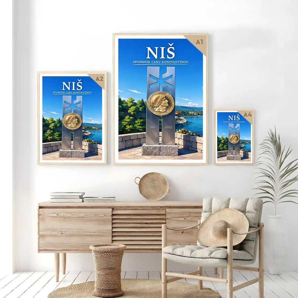 Poster - Niš- Spomenik caru Konstantinou