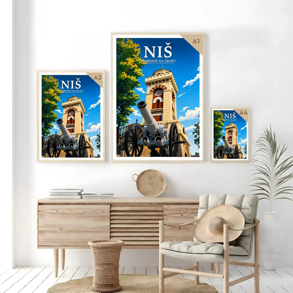 Poster - Niš- Spomenik na Čegru