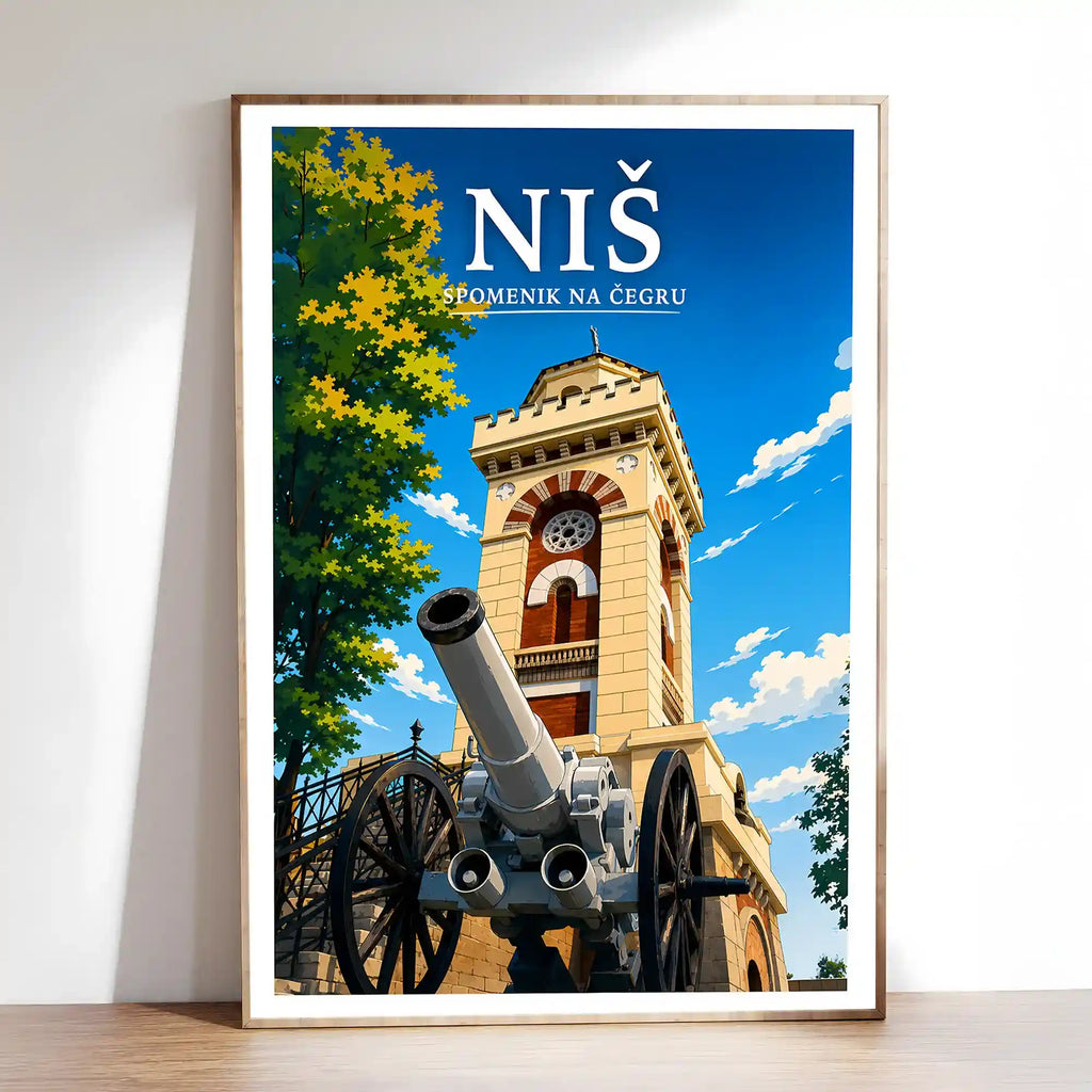 Poster - Niš- Spomenik na Čegru - poster znamenitost Srbija