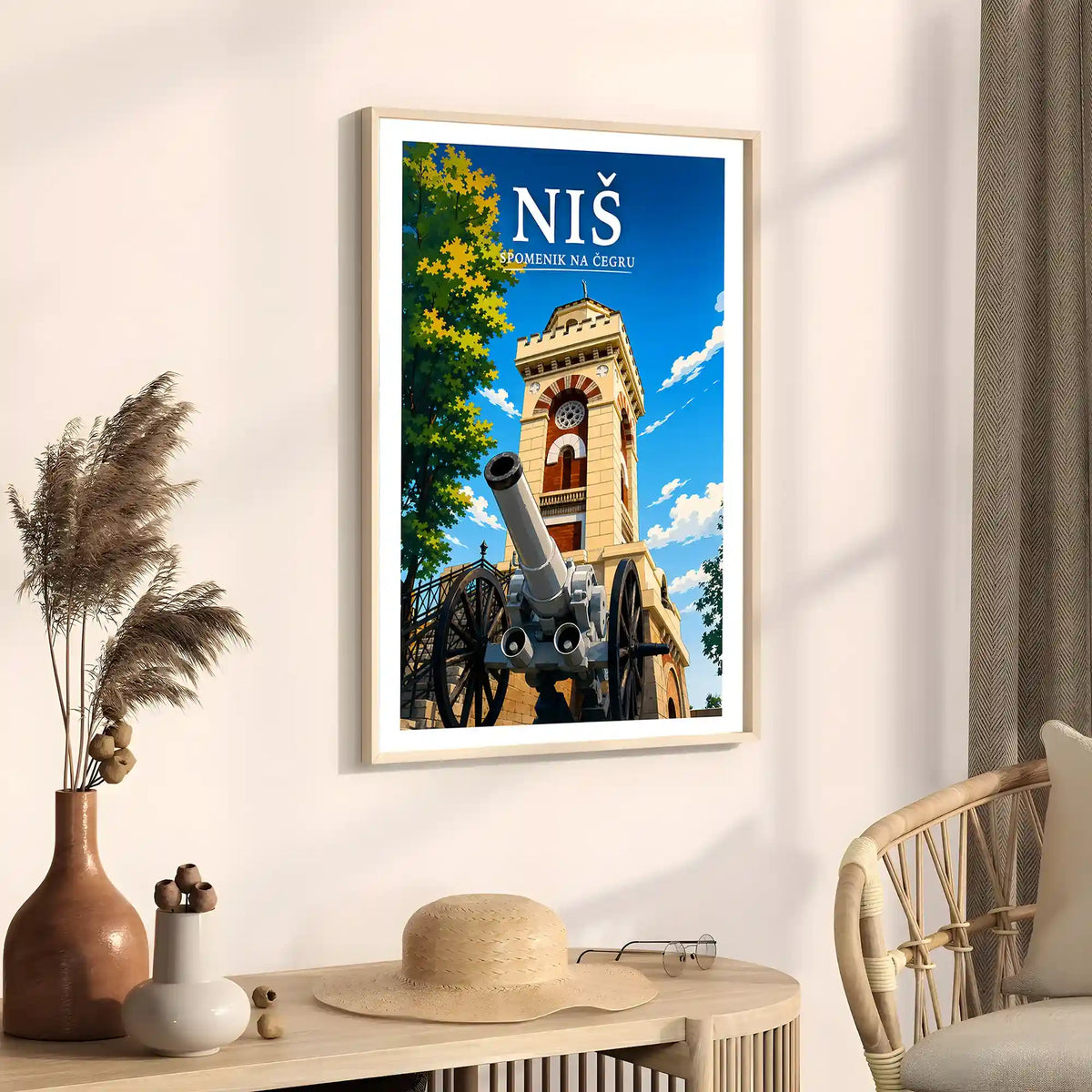 Poster - Niš- Spomenik na Čegru - poster znamenitost Srbija
