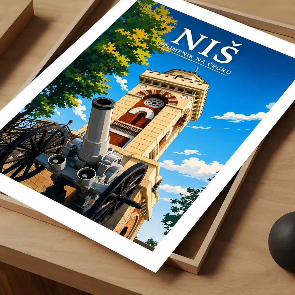 Poster - Niš- Spomenik na Čegru - poster znamenitost Srbija