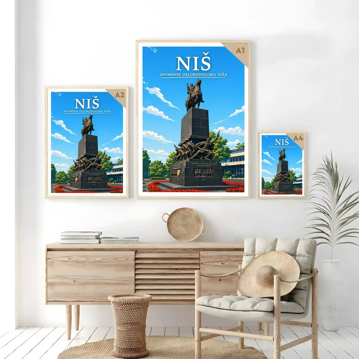 Poster - Niš- Spomenik oslobodiocima Niša