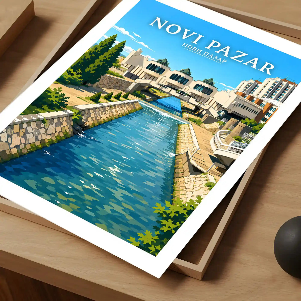 Poster Novi Pazar - stari grad Ras