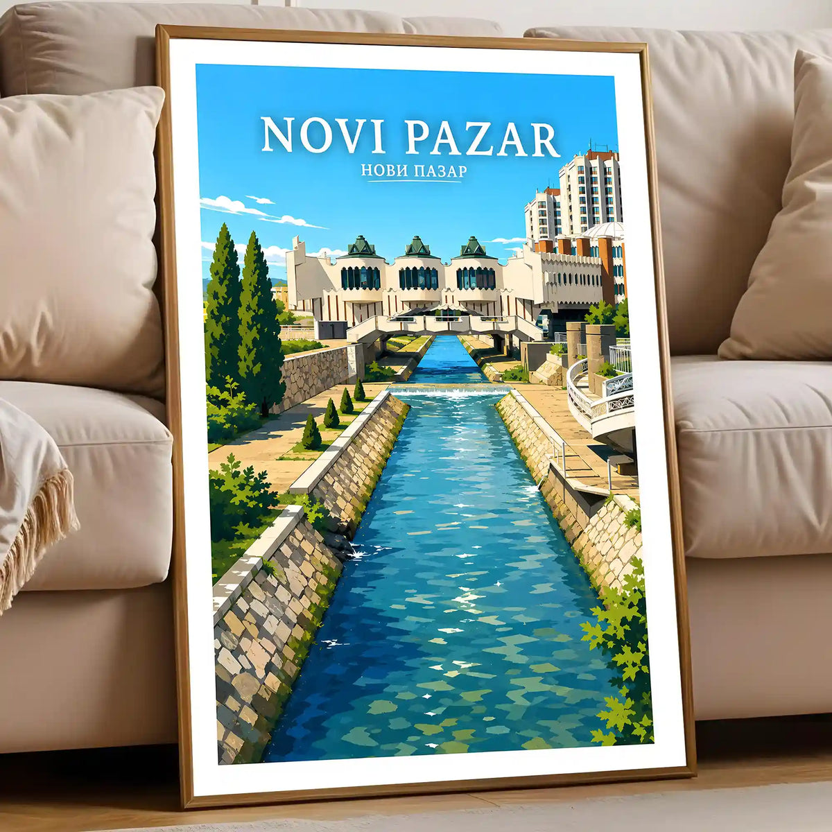 Poster Novi Pazar - stari grad Ras