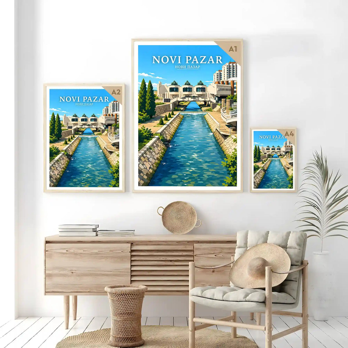 Poster Novi Pazar - stari grad Ras