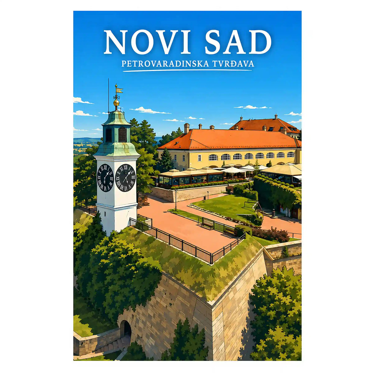 Poster-Novi-Sad-Petrovaradinska-tvrdava_-ilustracija-srbija-grad_6_37