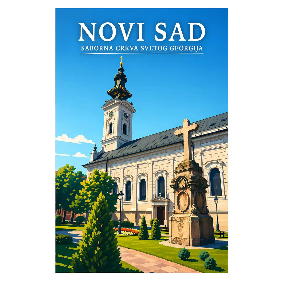 Poster-Novi-Sad-Saborna-crkva-Svetog-Georgija_-ilustracija-srbija-grad_7_44