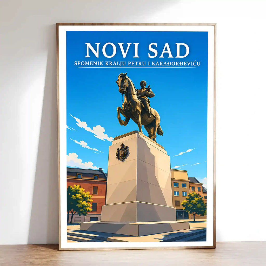 Poster-Novi-Sad-Spomenik-kralju-Petru-I-Karadordevicu_-ilustracija-srbija-grad_43_66