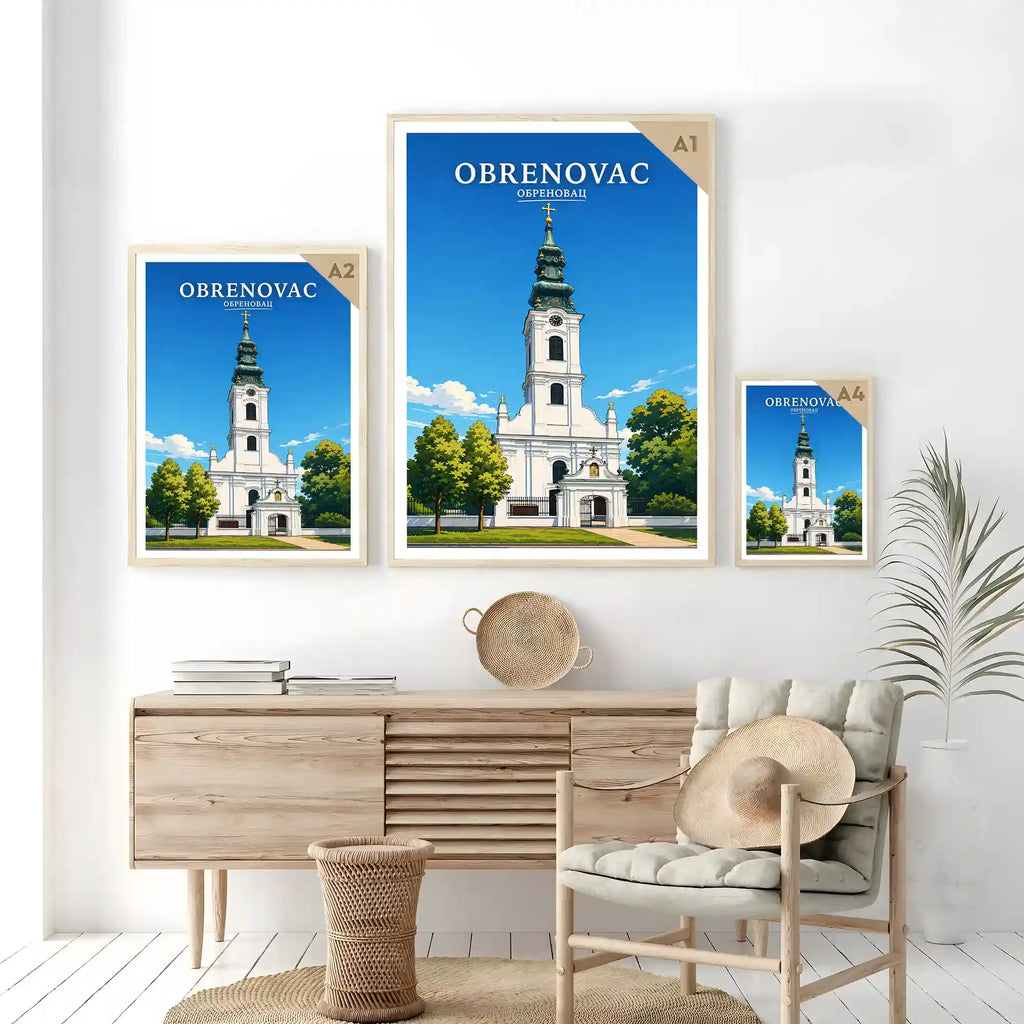 Poster Obrenovac - reka Sava