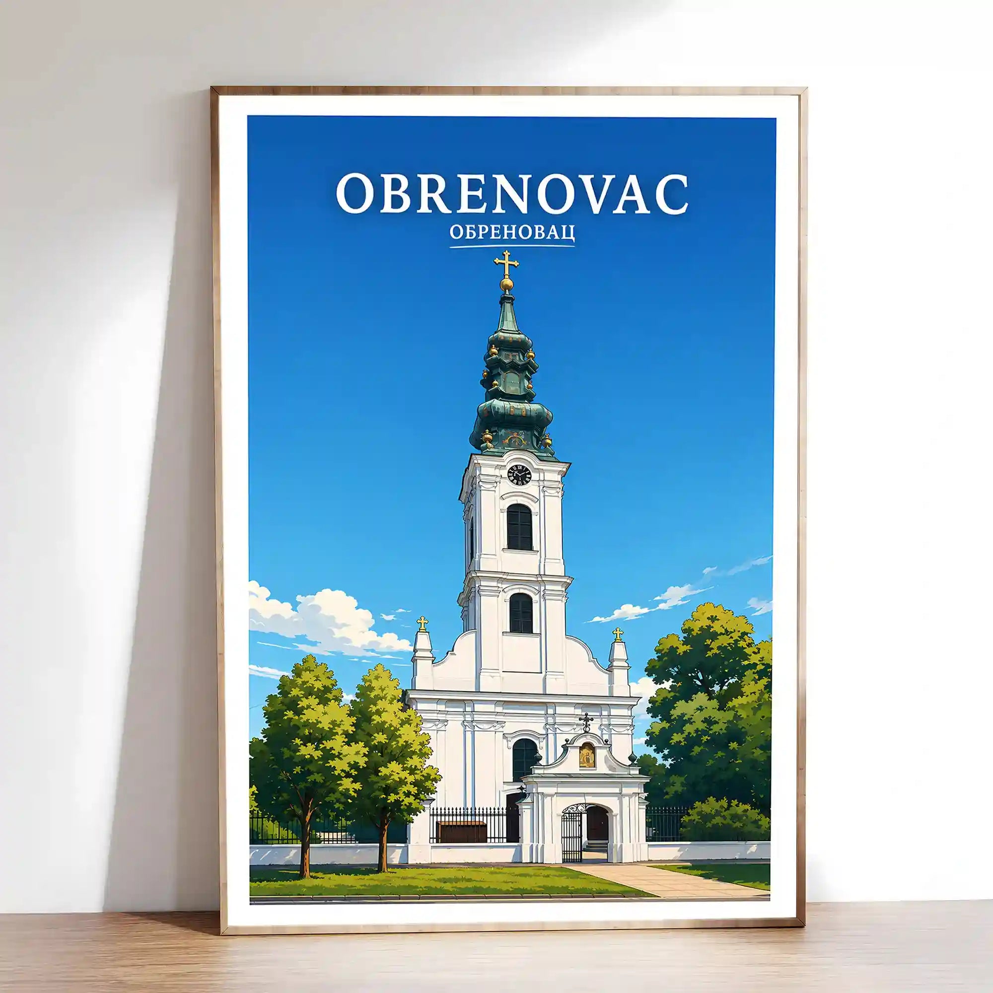 Poster Obrenovac - reka Sava