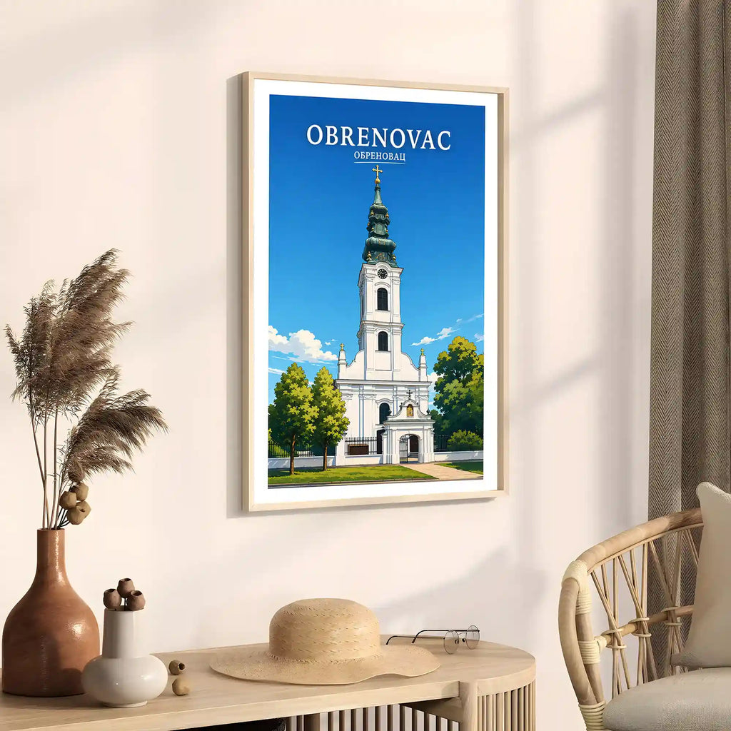 Poster Obrenovac - reka Sava