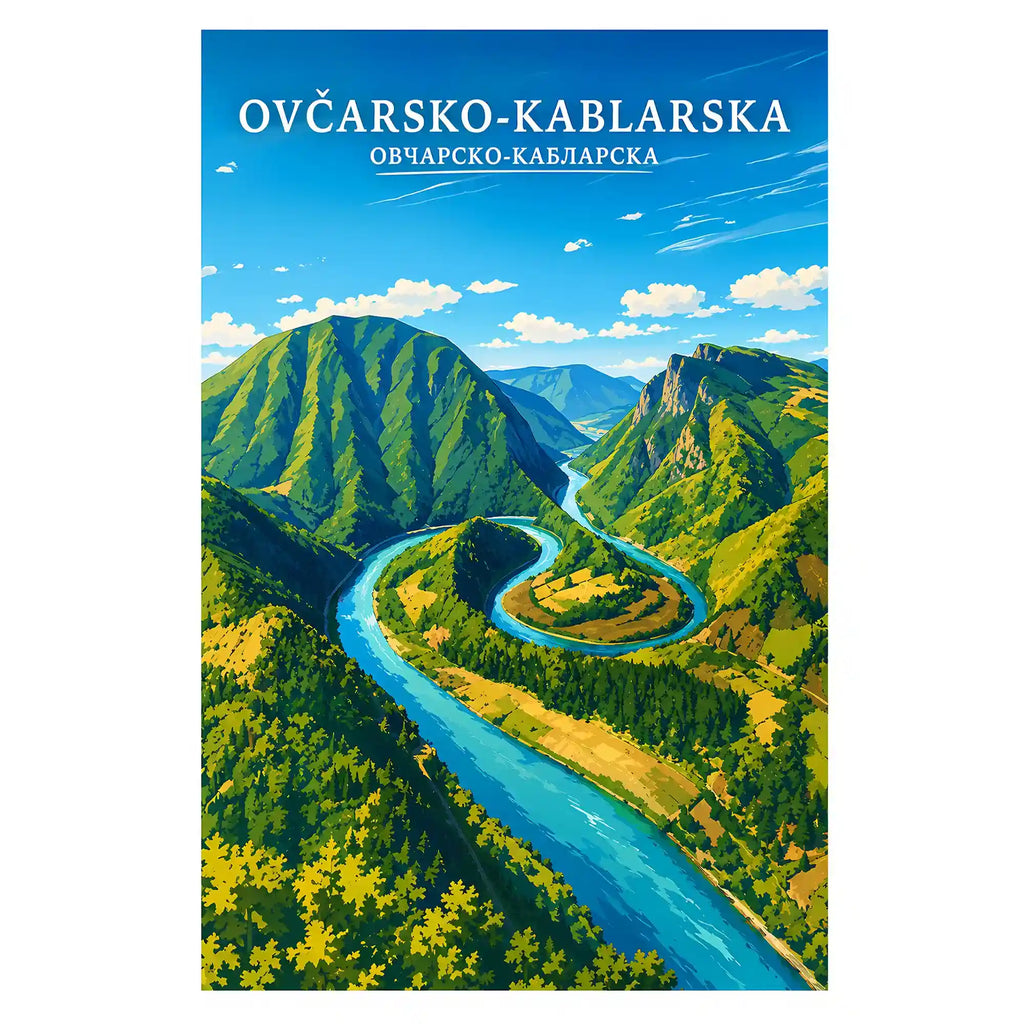 Poster Ovčarsko-Kablarska klisura - srpska sveta gora