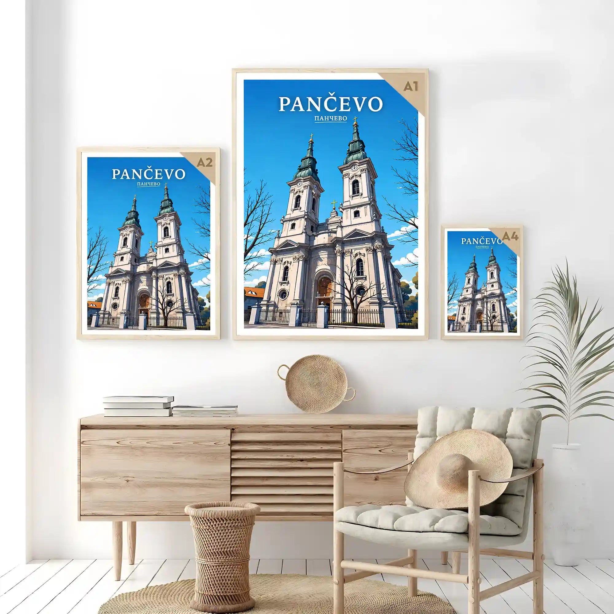 Poster Pančevo - reka Tamiš