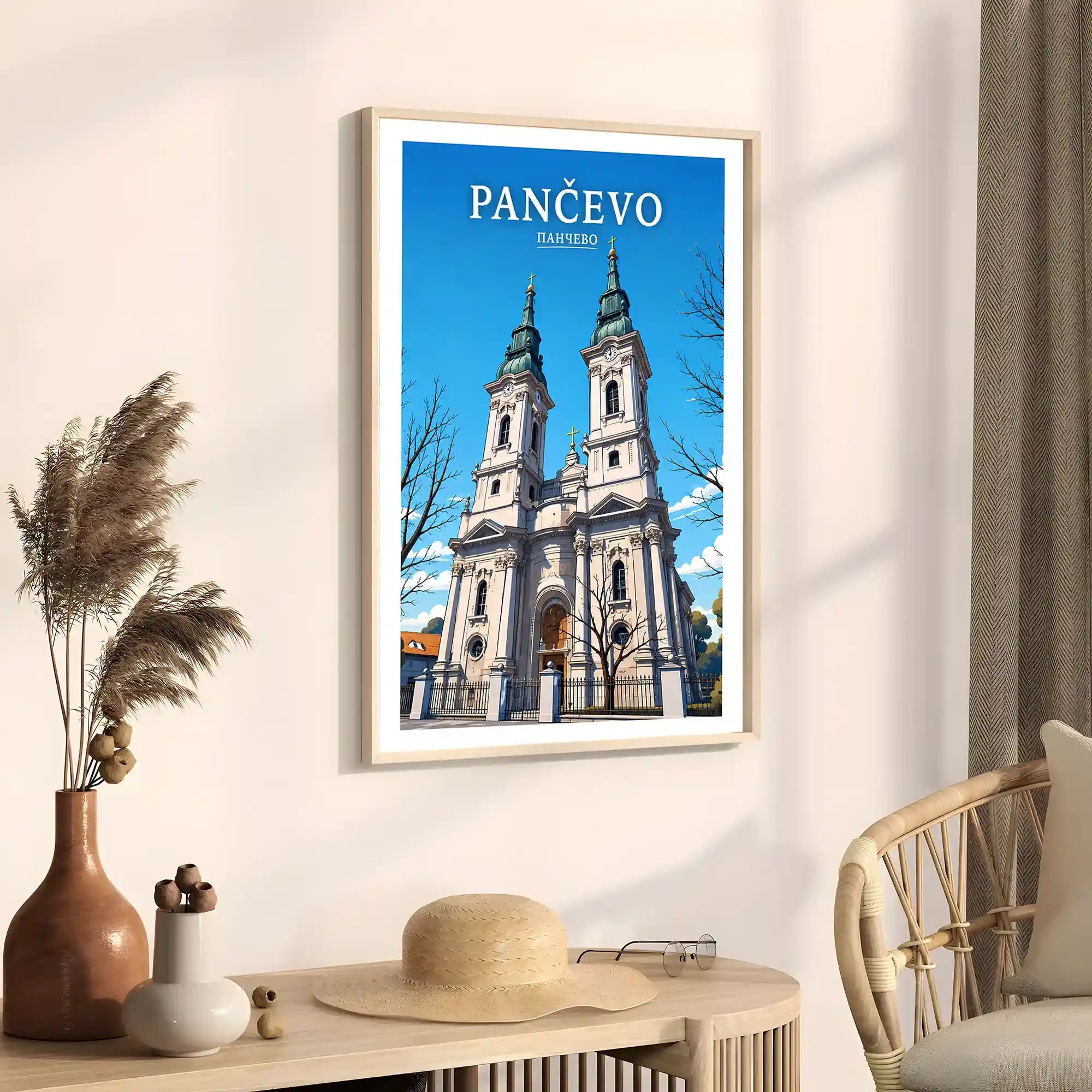 Poster Pančevo - reka Tamiš