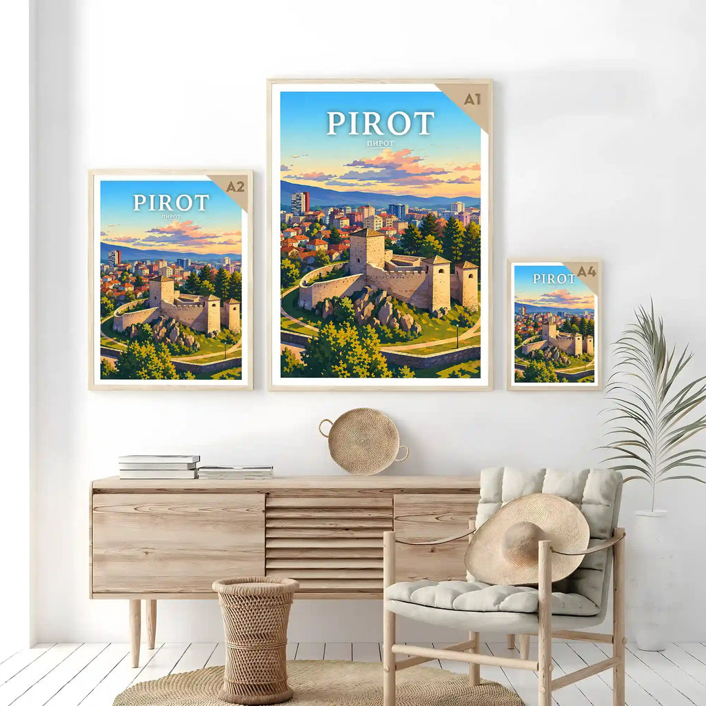 Poster Pirot - tvrđava Nišava