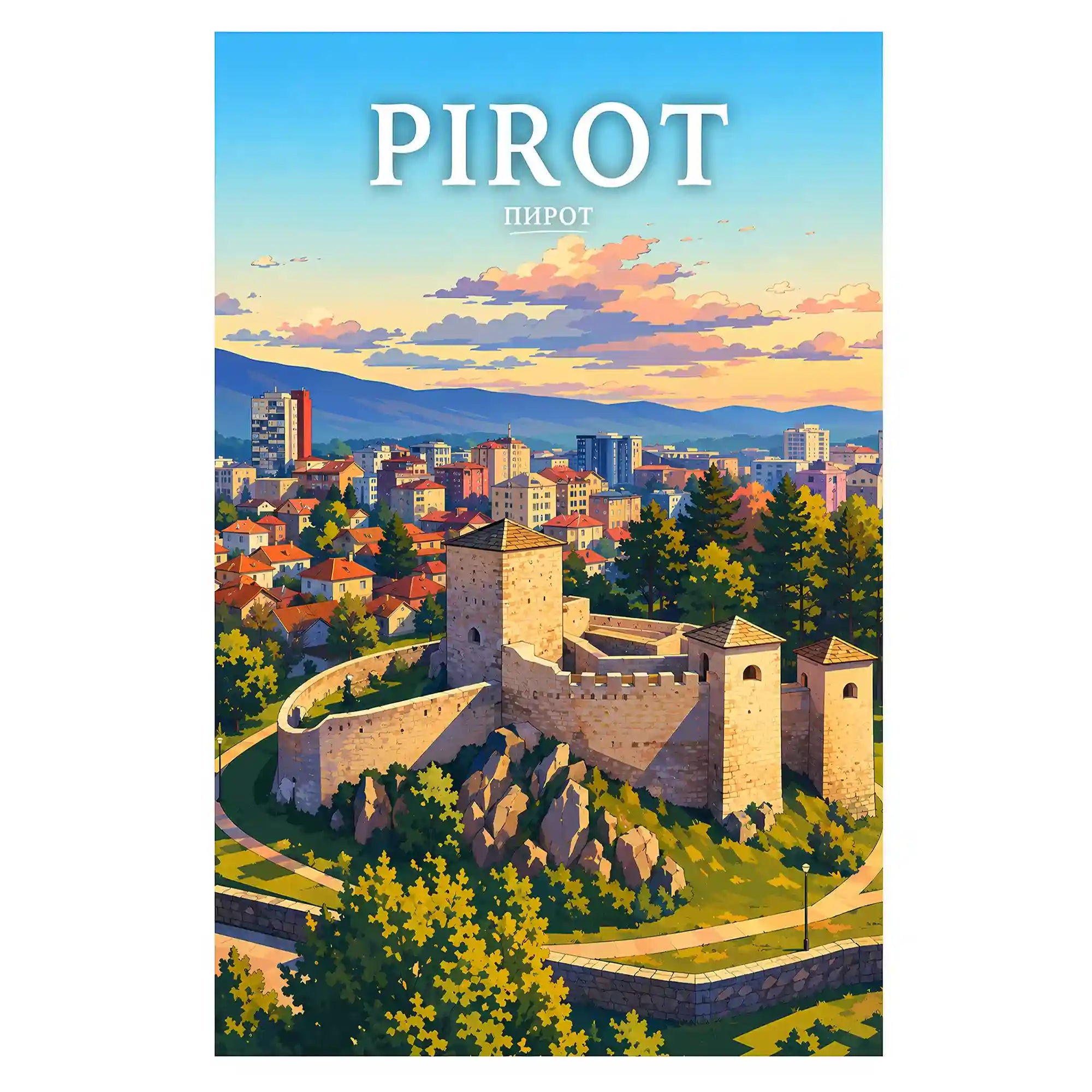 Poster Pirot - tvrđava Nišava