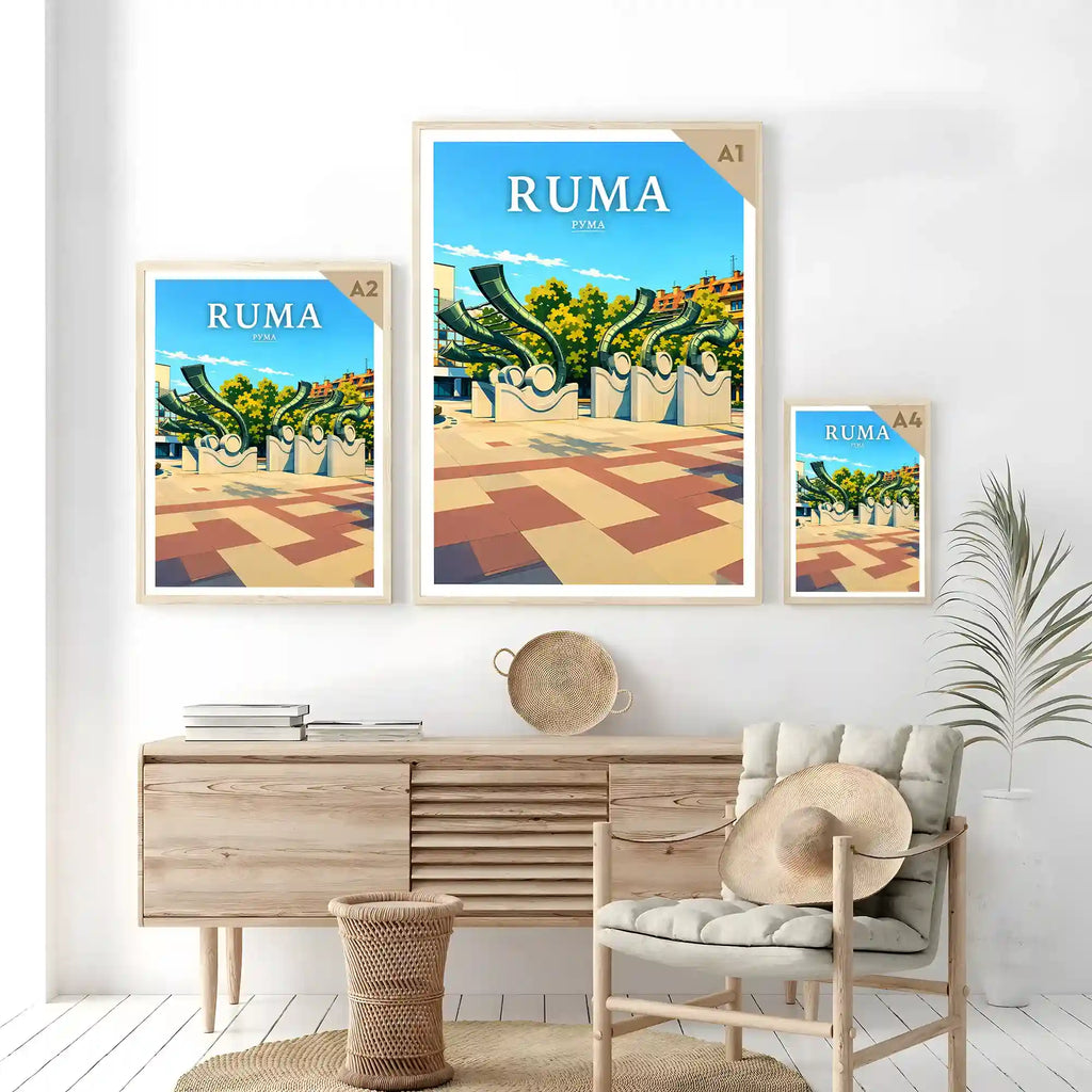 Poster Ruma - sremska ravnica