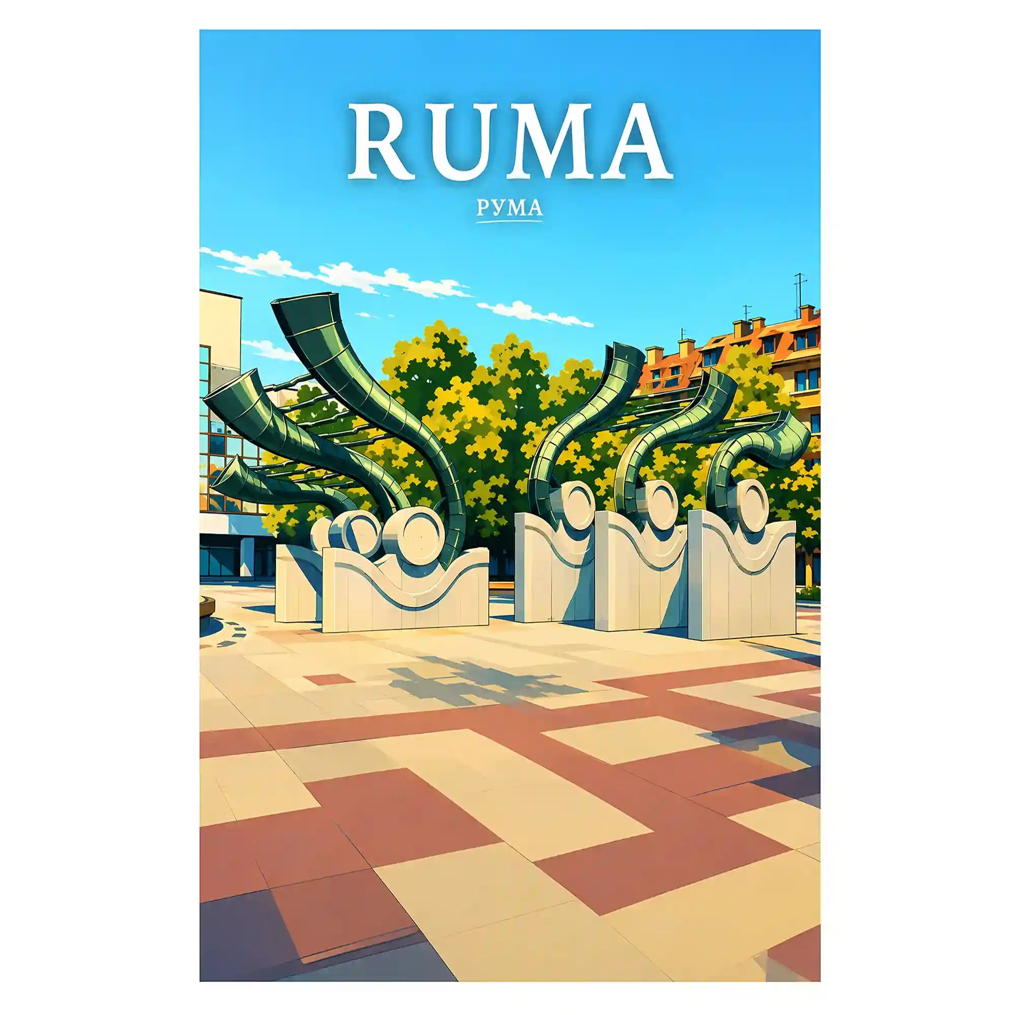 Poster Ruma - sremska ravnica