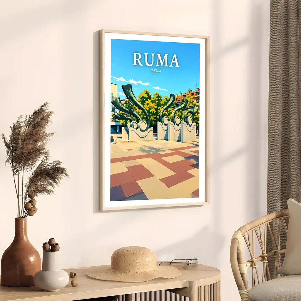 Poster Ruma - sremska ravnica