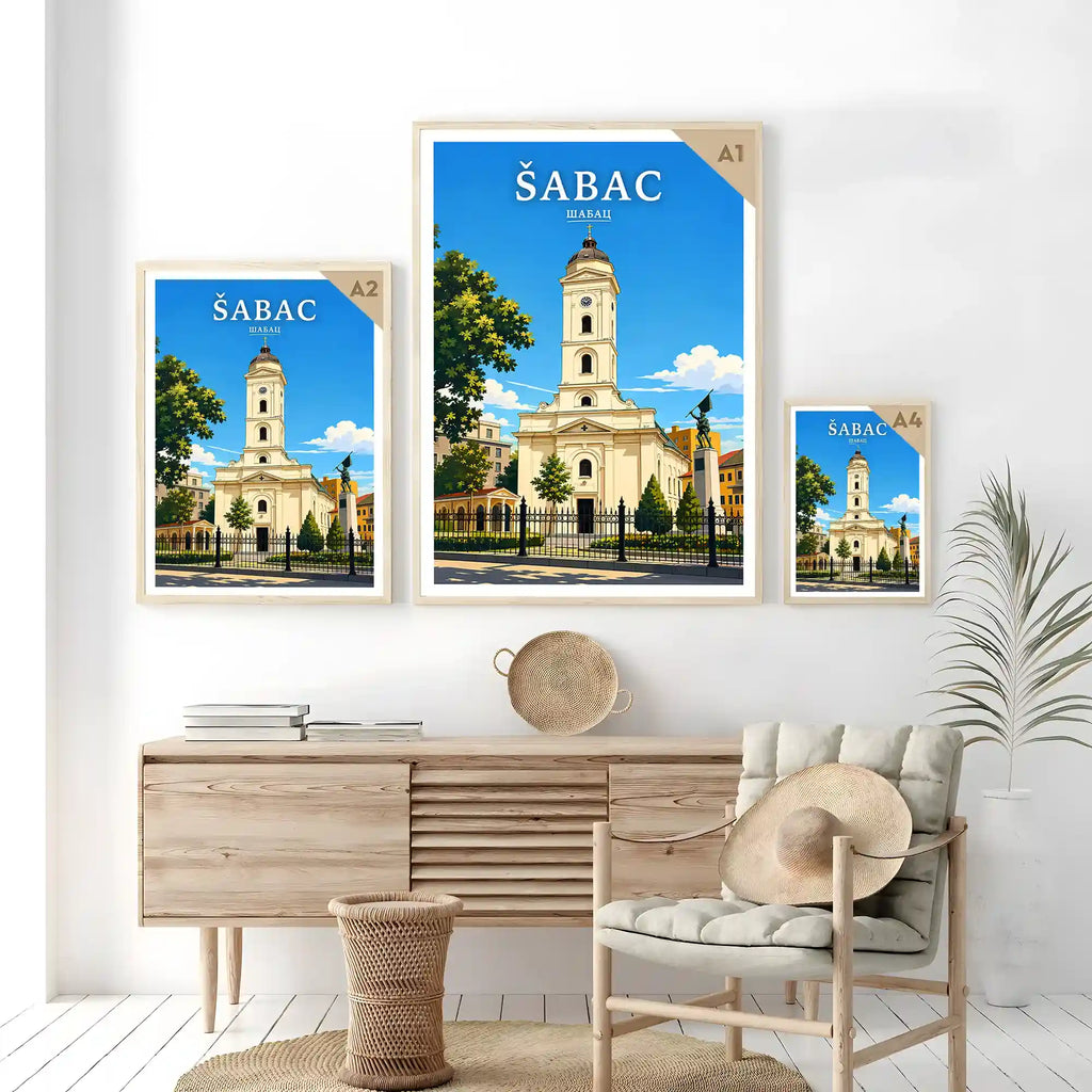Poster Šabac - mačvanska ravnica