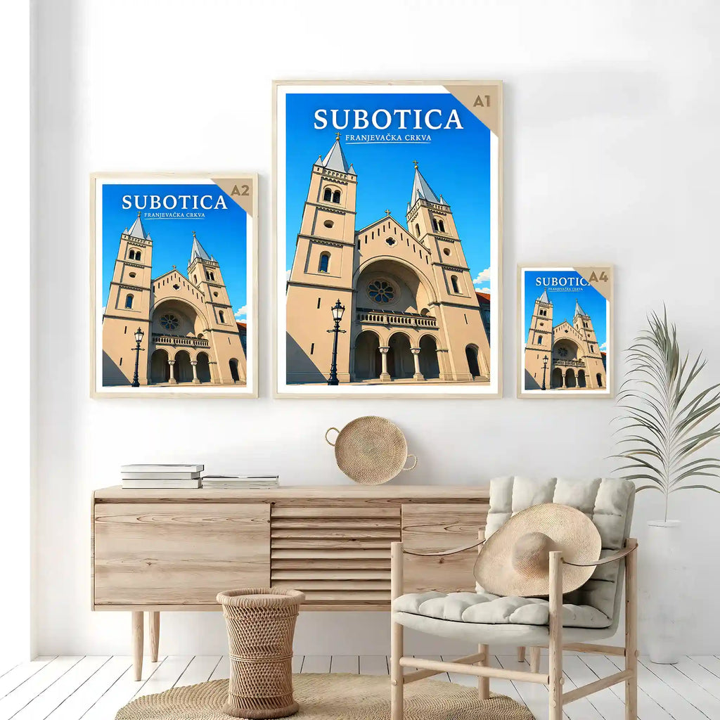 Poster-Subotica-Franjevacka-crkva_-ilustracija-srbija-grad_209_35