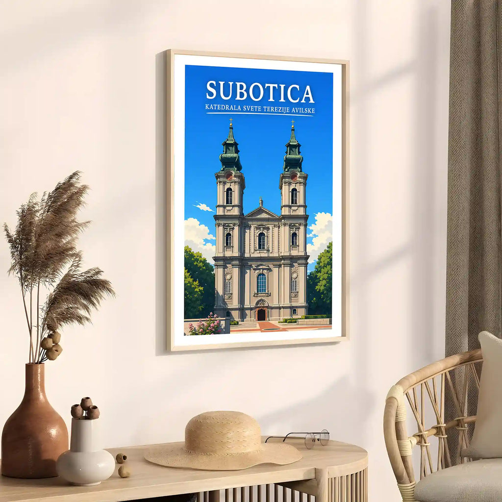 Poster-Subotica-Katedrala-Svete-Terezije-Avilske_-ilustracija-srbija-grad_84_59