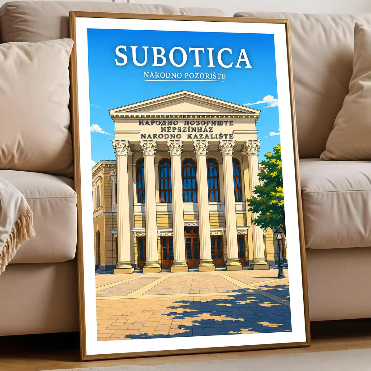Poster-Subotica-Narodno-pozoriste_-ilustracija-srbija-grad_150_6