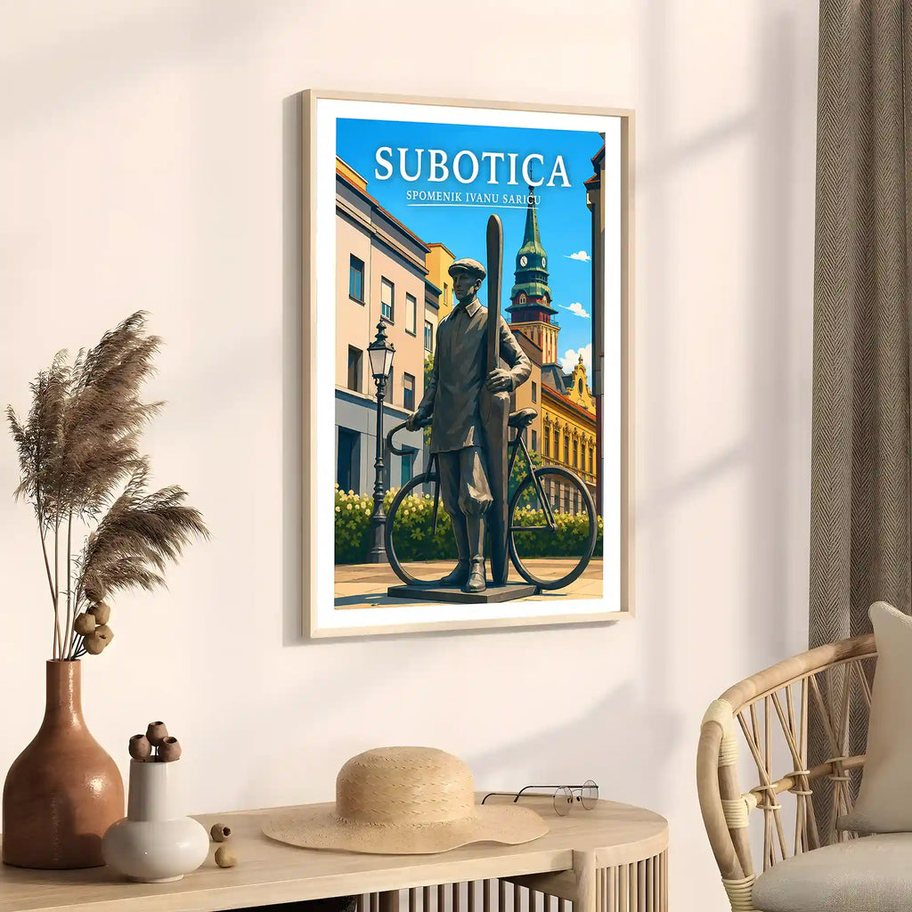 Poster-Subotica-Spomenik-Ivanu-Saricu_-ilustracija-srbija-grad_90_39