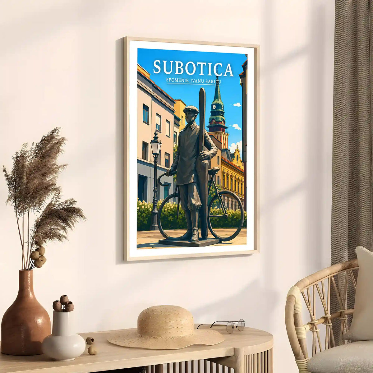Poster-Subotica-Spomenik-Ivanu-Saricu_-ilustracija-srbija-grad_90_39