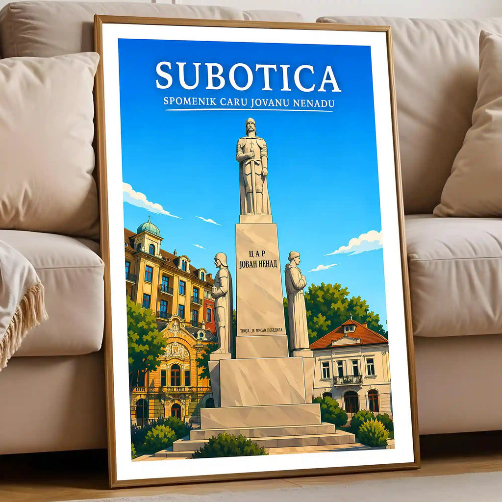 Poster-Subotica-Spomenik-caru-Jovanu-Nenadu_-ilustracija-srbija-grad_156_34
