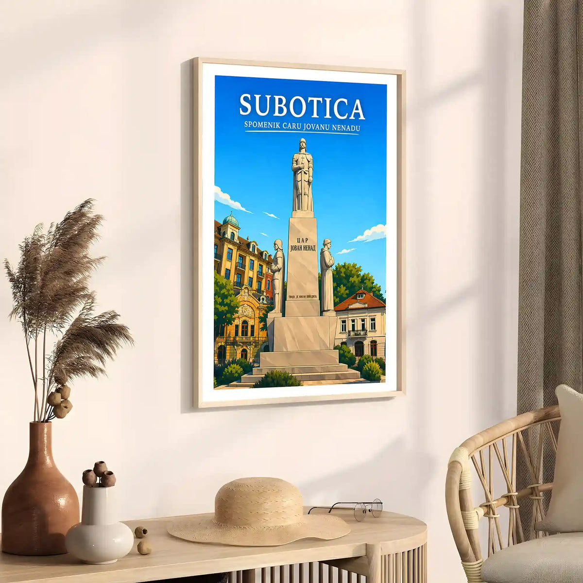Poster-Subotica-Spomenik-caru-Jovanu-Nenadu_-ilustracija-srbija-grad_92_32