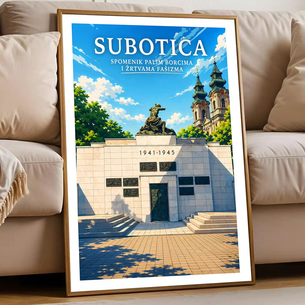 Poster-Subotica-Spomenik-palim-borcima-i-zrtvama-fasizma_-ilustracija-srbija-grad_157_48
