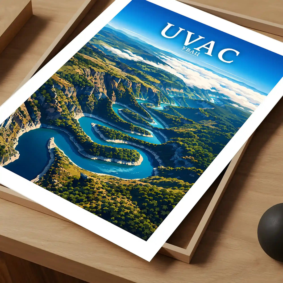 Poster Uvac - meandri reke Uvac