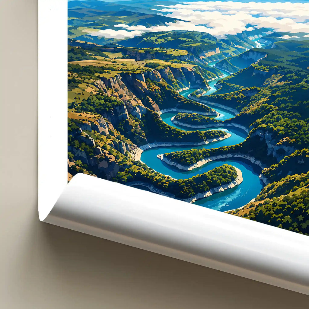 Poster Uvac - meandri reke Uvac