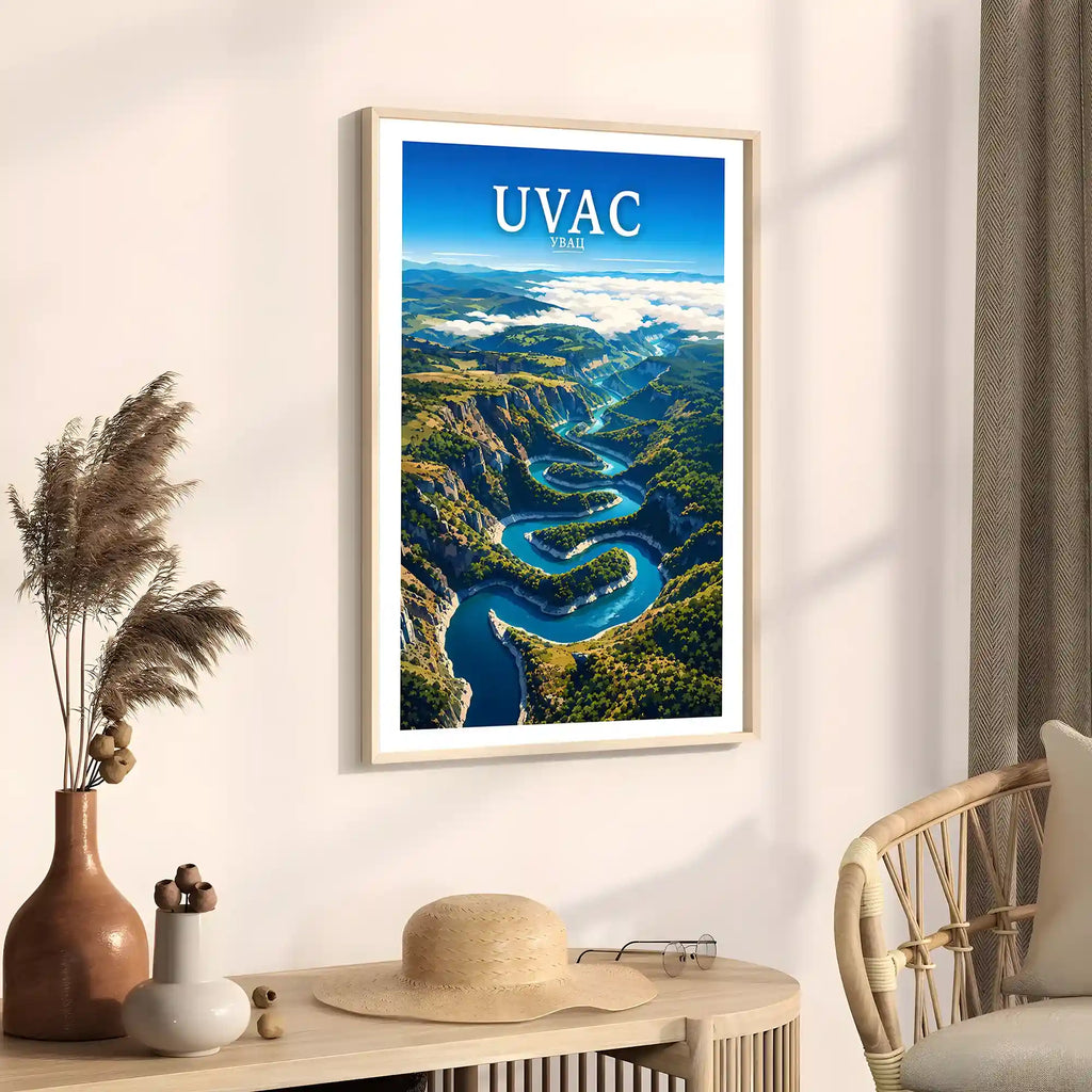 Poster Uvac - meandri reke Uvac