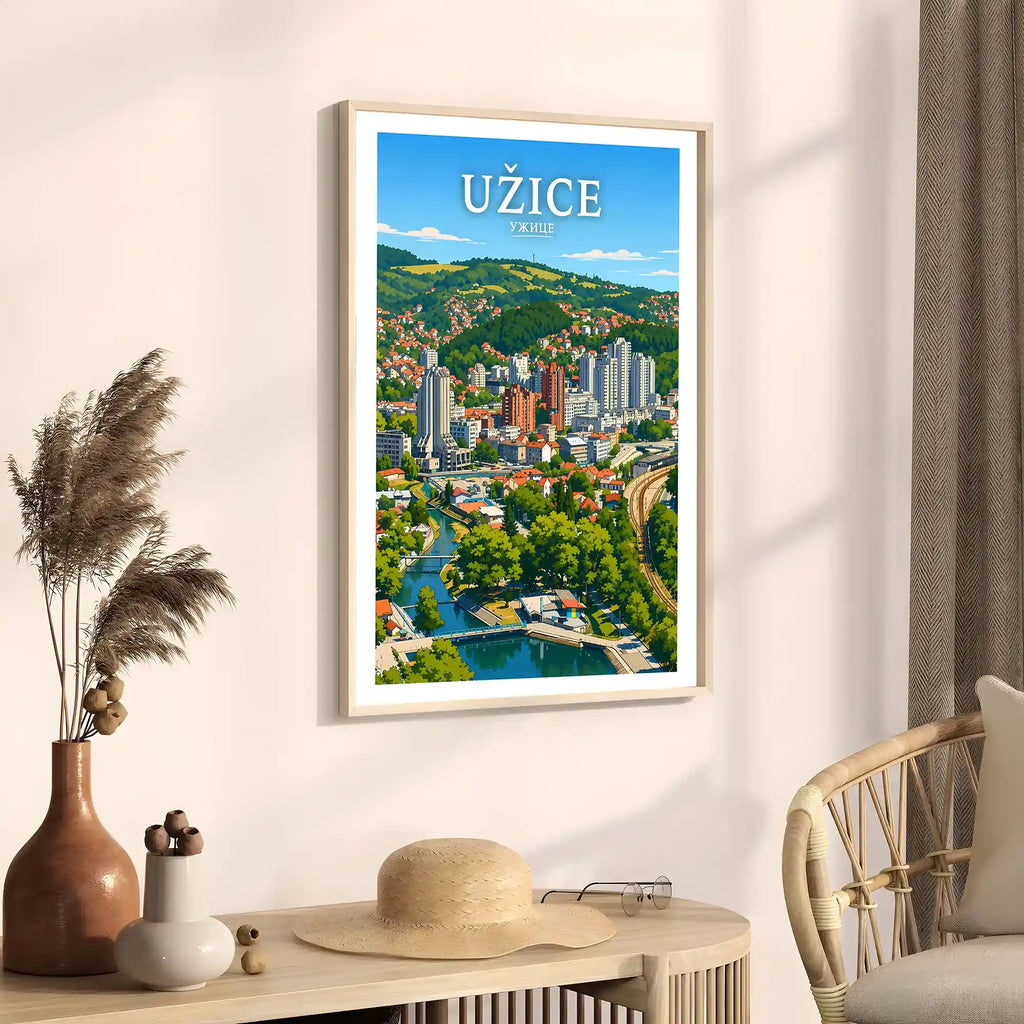 Poster Užice - reka Đetinja