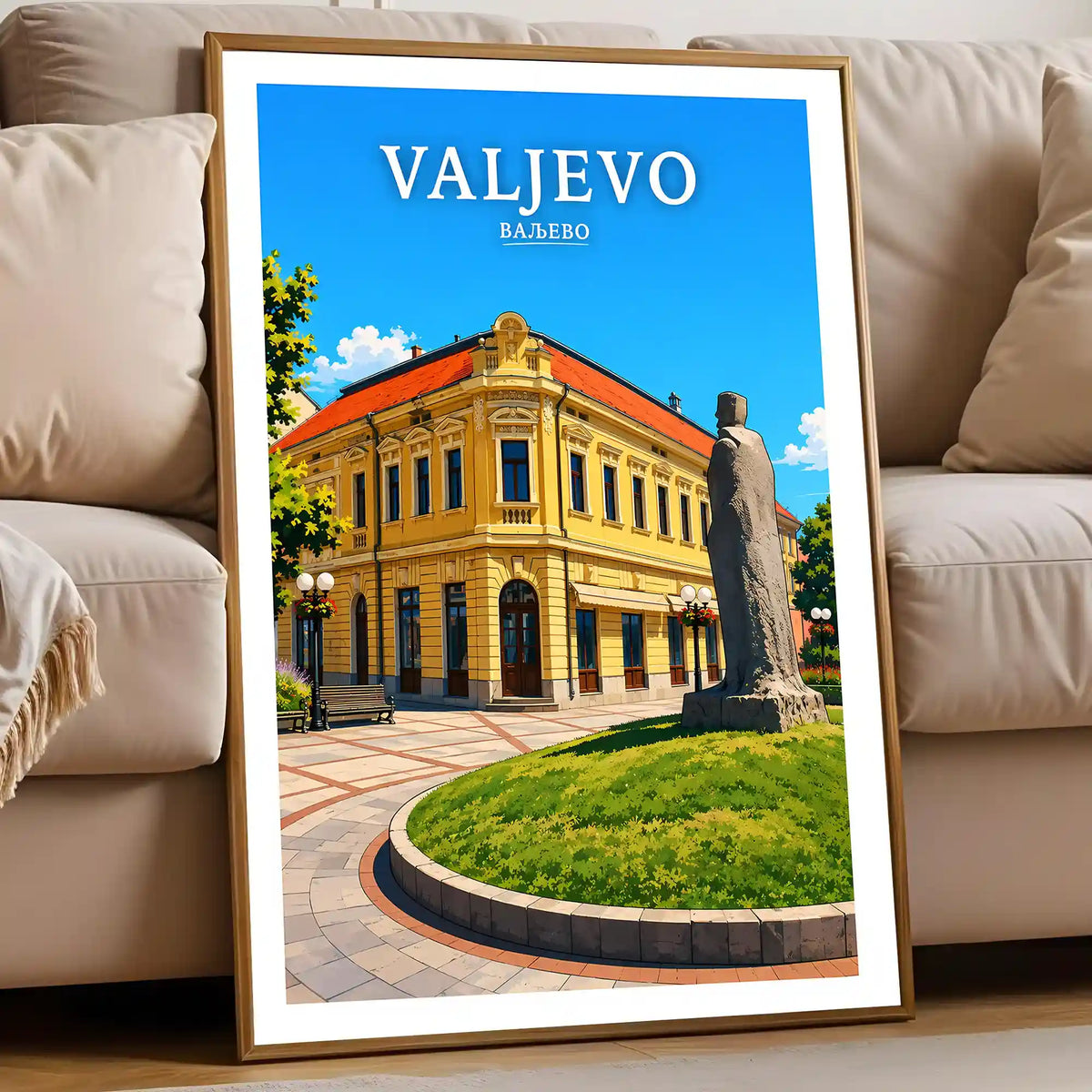 Poster Valjevo - grad Tešnjara