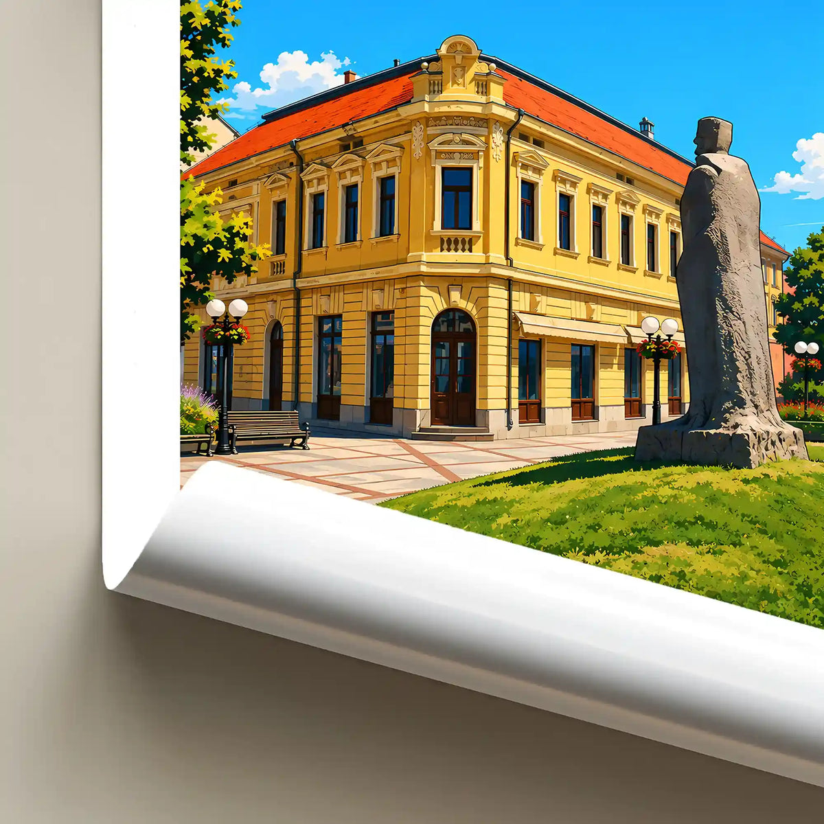 Poster Valjevo - grad Tešnjara