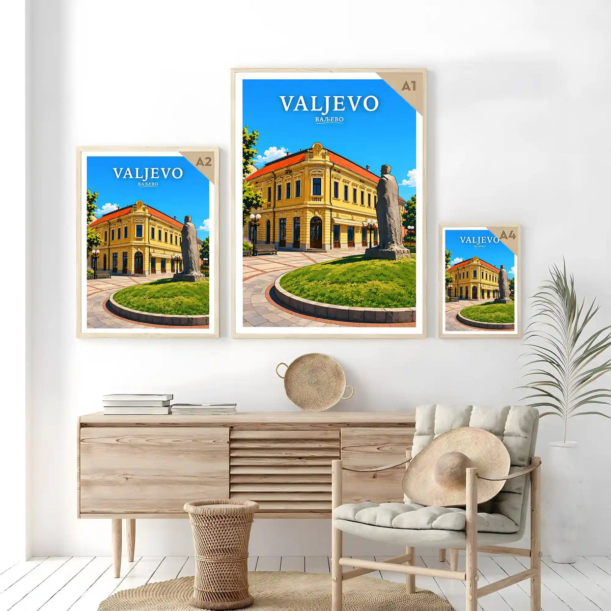 Poster Valjevo - grad Tešnjara