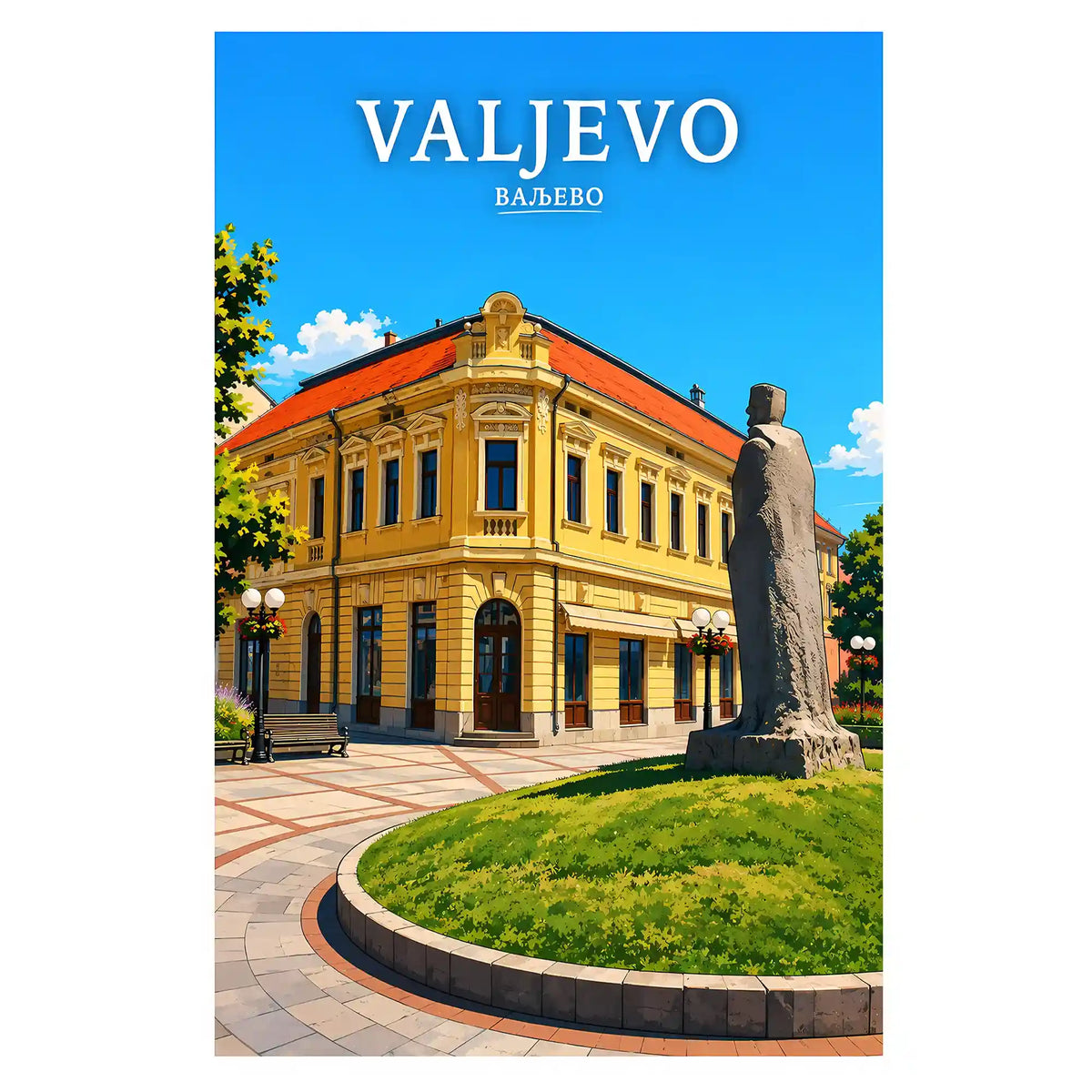 Poster Valjevo - grad Tešnjara