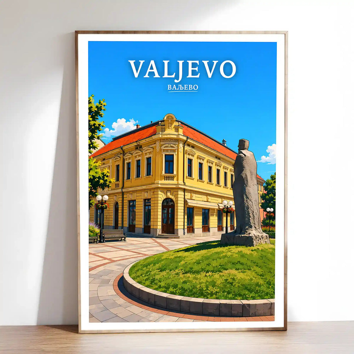 Poster Valjevo - grad Tešnjara
