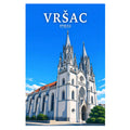 Poster Vršac - banatski vinogradi