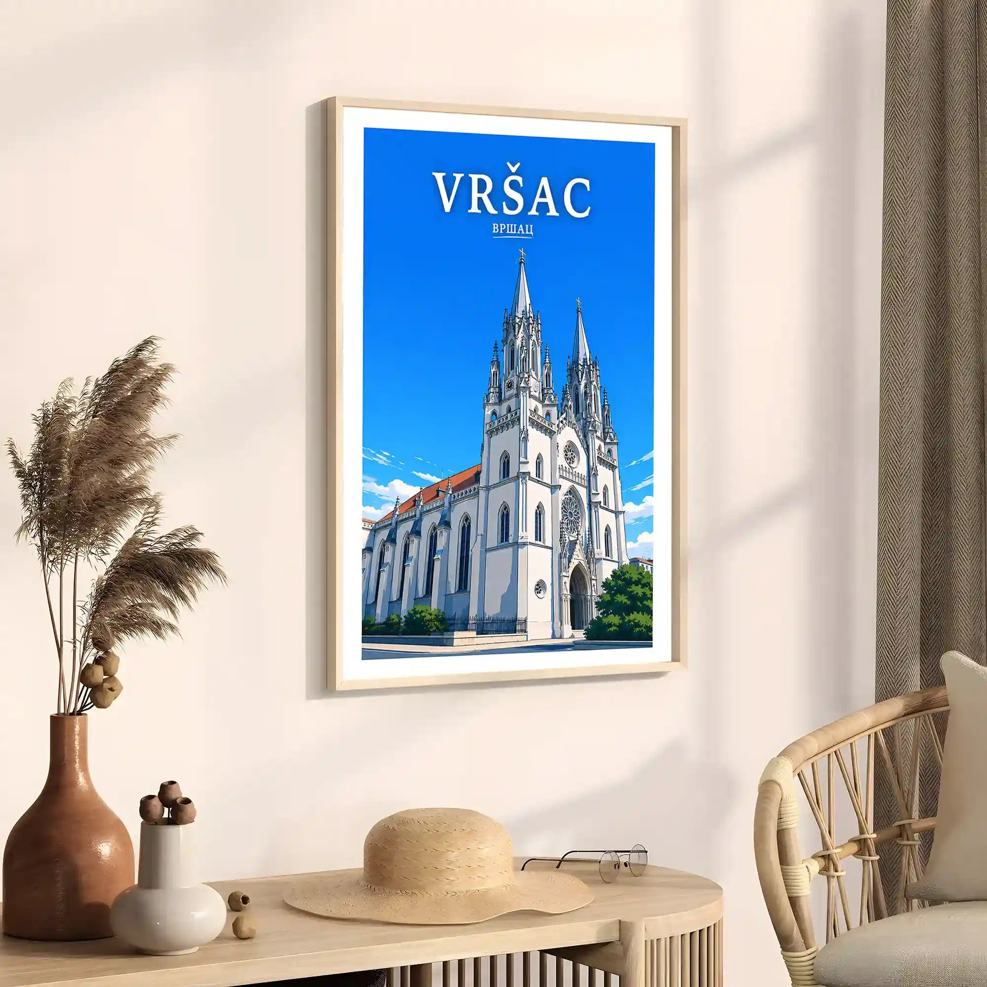 Poster Vršac - banatski vinogradi