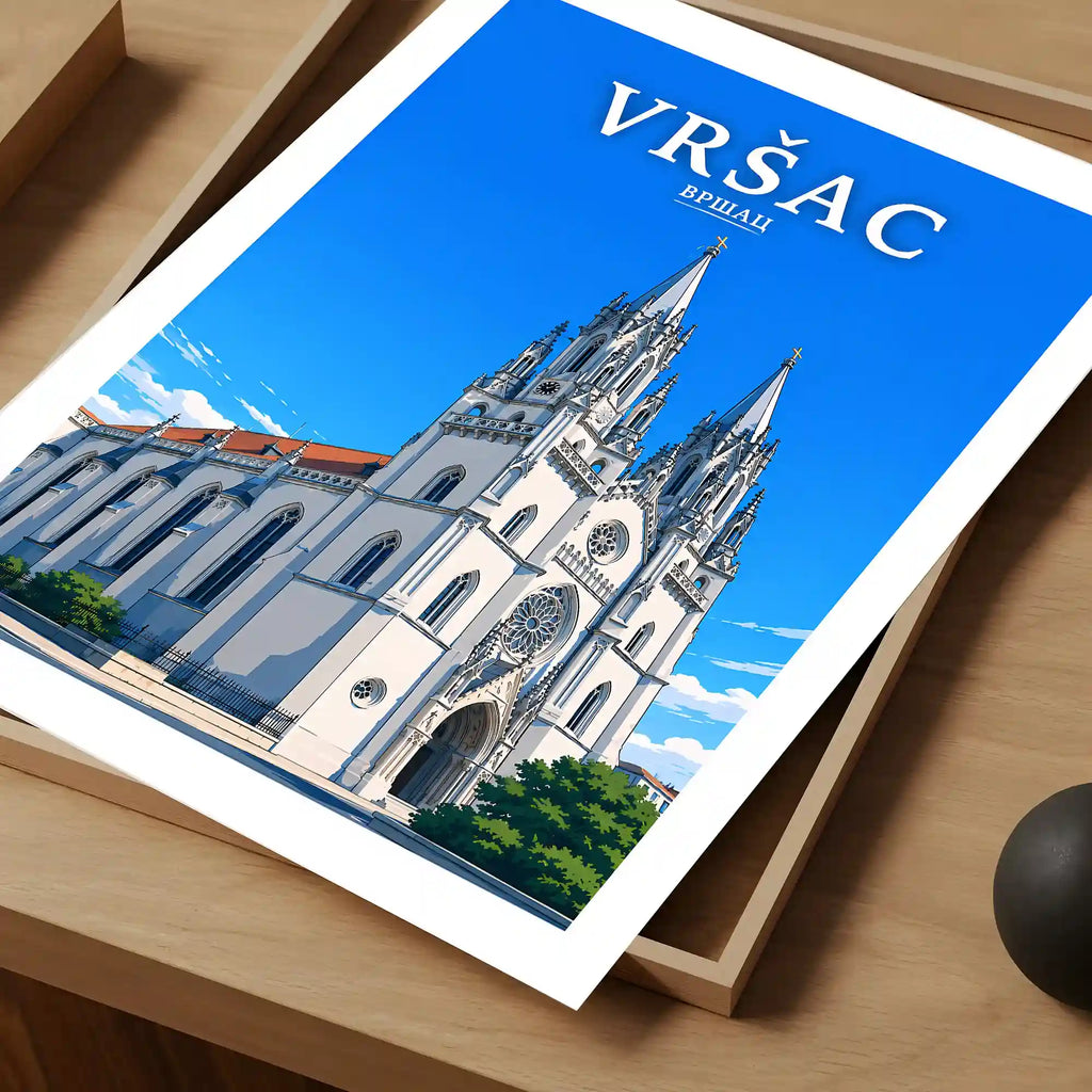 Poster Vršac - banatski vinogradi
