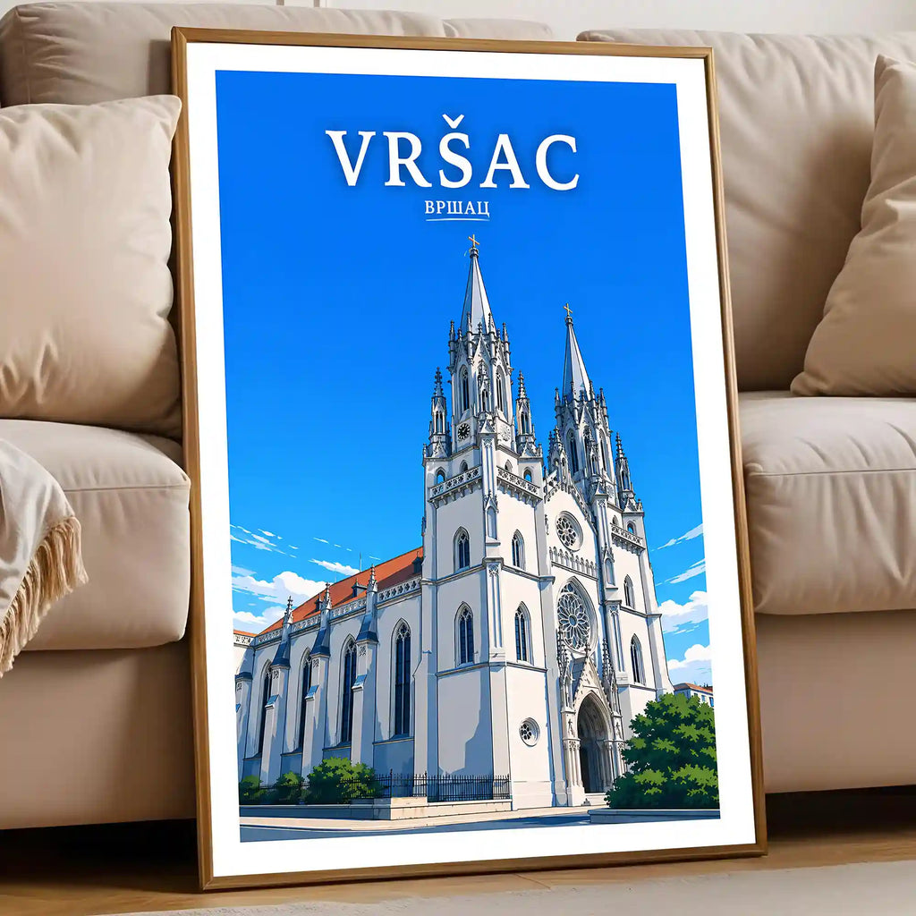 Poster Vršac - banatski vinogradi